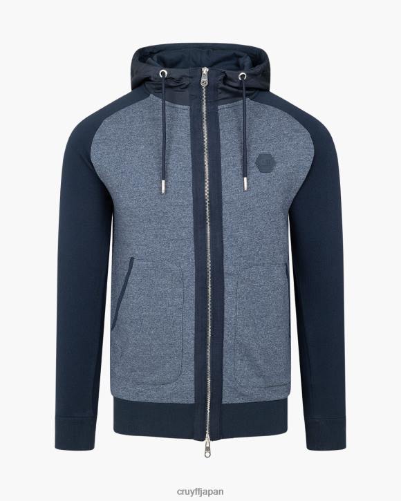 jp Cruyff 男性 ガランツォ FZ トラックトップ 海軍 JL48401 パーカー