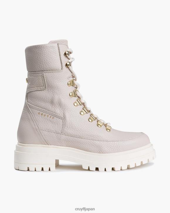 jp Cruyff 女性 コマンドワーカーブーツ クリーム JL481028 ブーツ