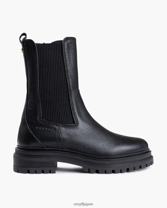 jp Cruyff 女性 アポロ チェルシー 黒 JL481031 ブーツ