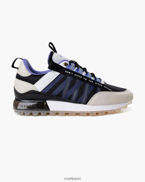 jp Cruyff 女性 恐怖症 クリーム/ブラック/バイオレット JL481038 スニーカー