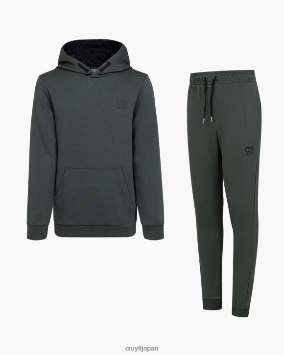 jp Cruyff ジュニア デンバースーツ 濃い緑色 JL481202 スーツ