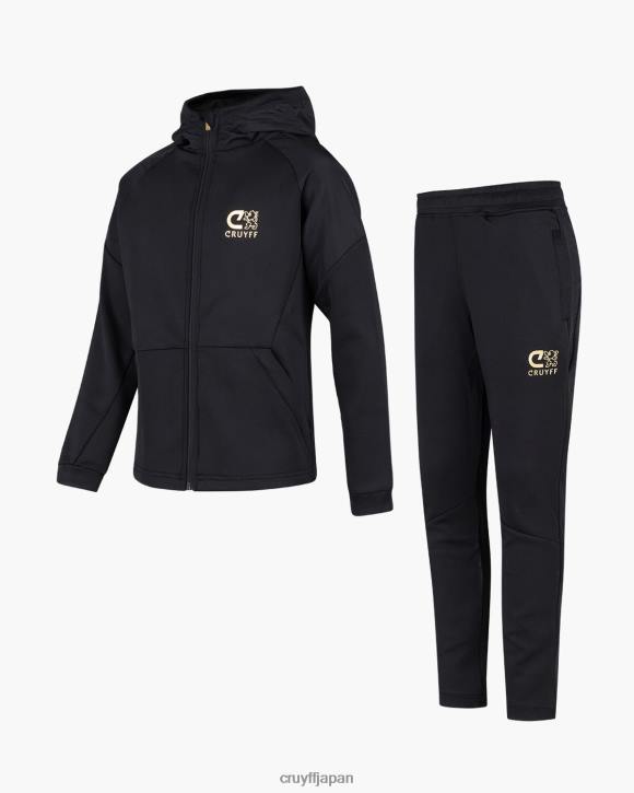jp Cruyff ジュニア ポインタースーツ 黒金 JL481219 スーツ