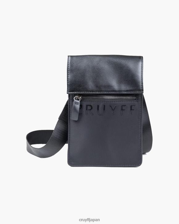 jp Cruyff ユニセックス アイコニックなネックポーチ 黒 JL481226 バッグ