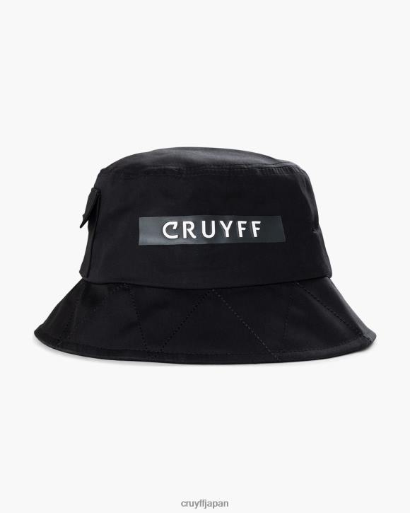 jp Cruyff ユニセックス カムデン バケットヘッド 黒 JL481234 キャップ