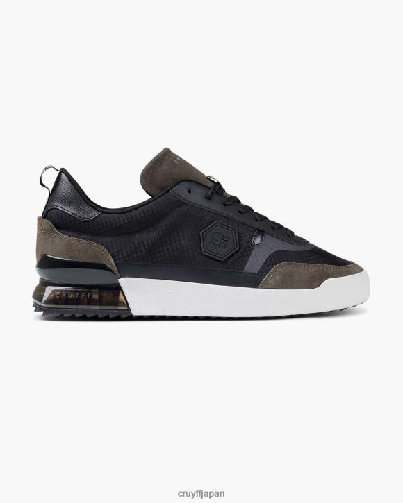 jp Cruyff 男性 逆に 黒/緑 JL481314 スニーカー