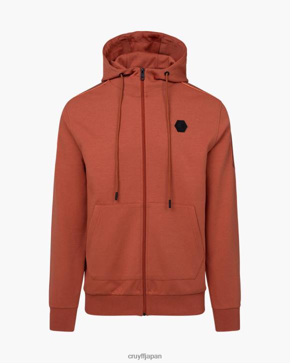 jp Cruyff 男性 エイデントラックトップ 砂漠の茶色 JL48226 ジャケット