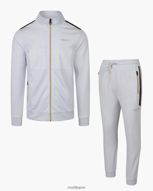 jp Cruyff 男性 グレゴリーのトラックスーツ 白 JL4827 スーツ