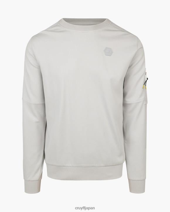 jp Cruyff 男性 エイデンセーター ライトグレー JL4831 セーター