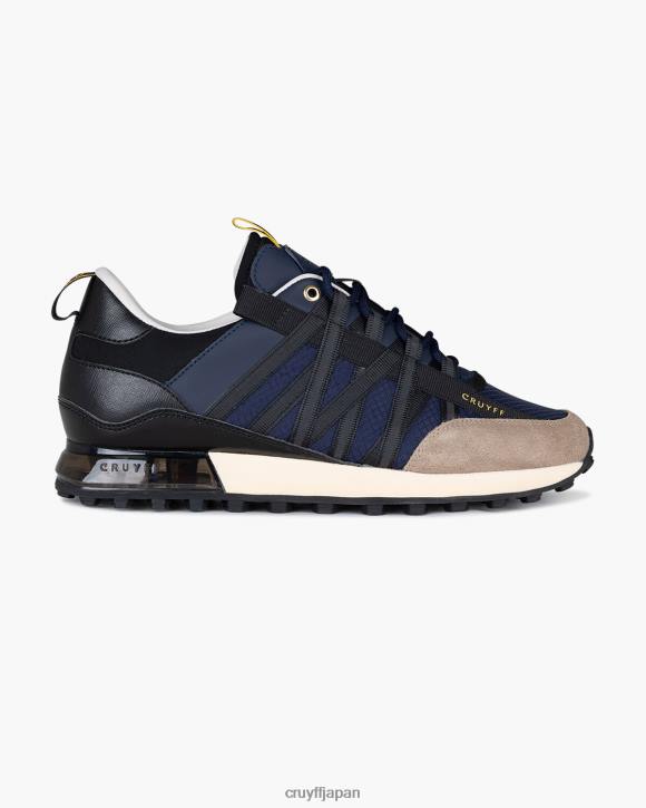 jp Cruyff 女性 恐怖症 ネイビー/イエロー JL48356 スニーカー