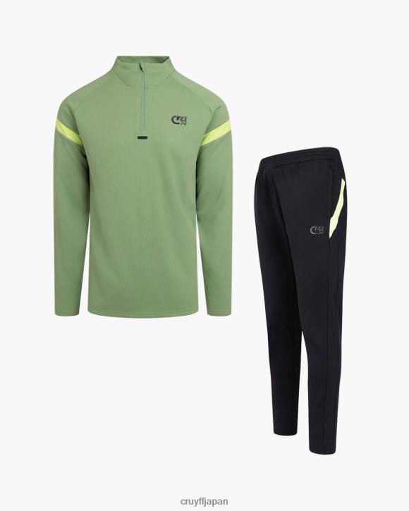 jp Cruyff 男性 コーナースーツ 緑 JL48410 スーツ