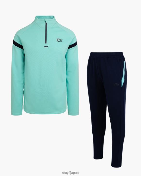 jp Cruyff 男性 コーナースーツ コッコトゥ/ネイビー JL48412 スーツ