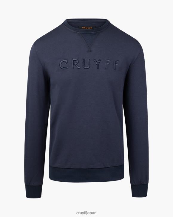 jp Cruyff 男性 トレッタセーター 海軍 JL48521 セーター