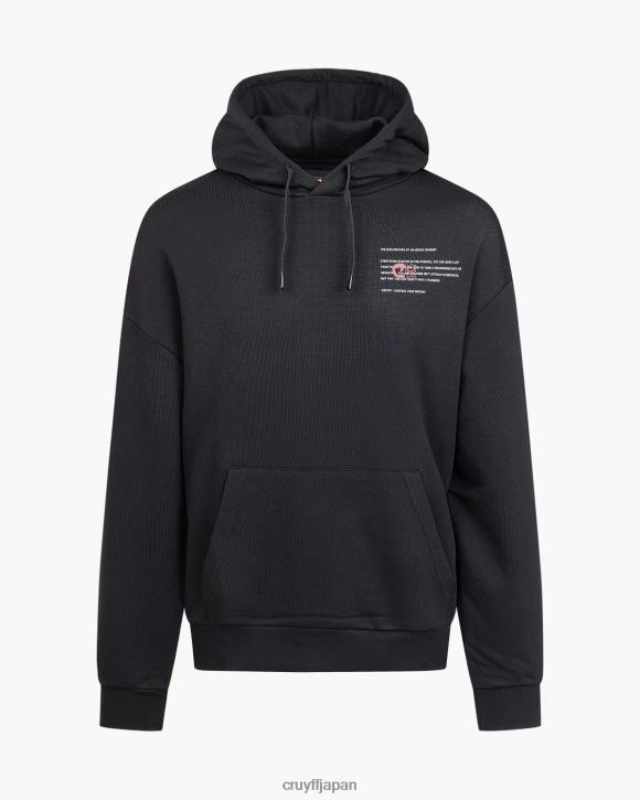 jp Cruyff 男性 エンジェルスパーカー 黒 JL48558 パーカー