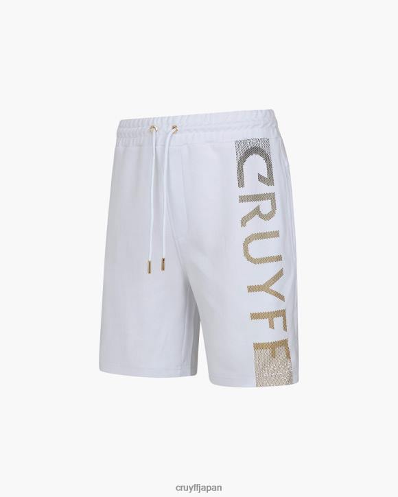jp Cruyff 男性 オリオールショーツ 白 JL48740 ショートパンツ