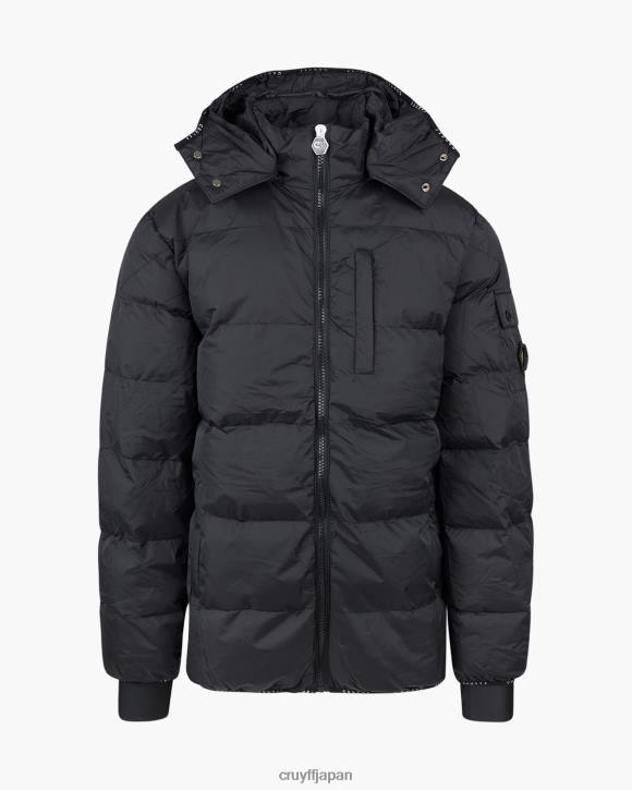 jp Cruyff 男性 ガルベスキルティングジャケット 黒 JL48763 ジャケット