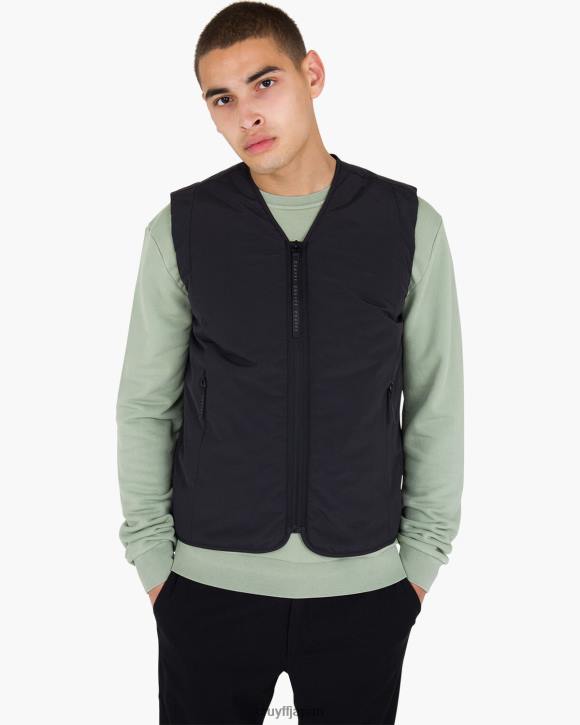 jp Cruyff 男性 フランセスクユーティリティベスト 黒 JL48772 ベスト