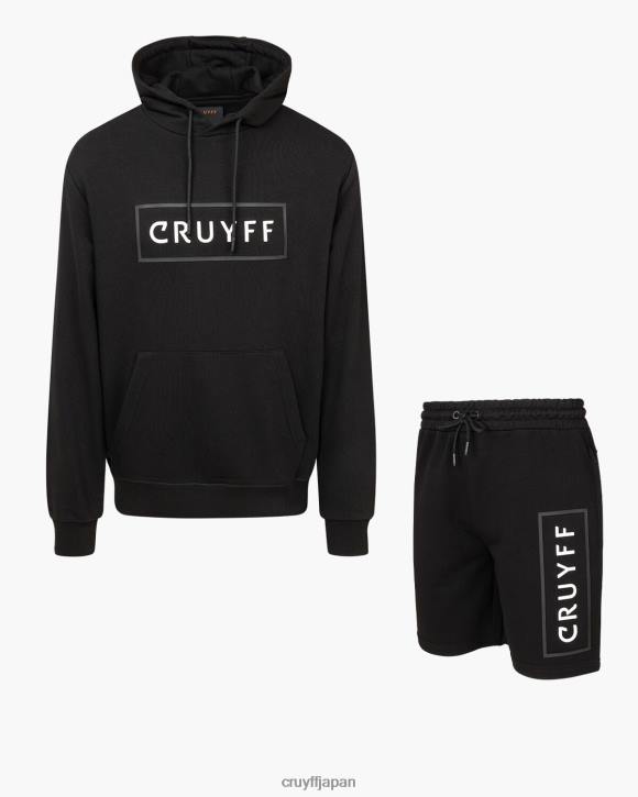 jp Cruyff 男性 カイジョギングスーツ 黒 JL4879 スーツ