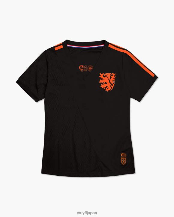 jp Cruyff 女性 ユーロティー 黒 JL48798 Tシャツ