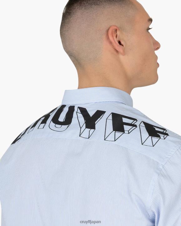 jp Cruyff 男性 ブルーノシャツ 青 JL48836 シャツ