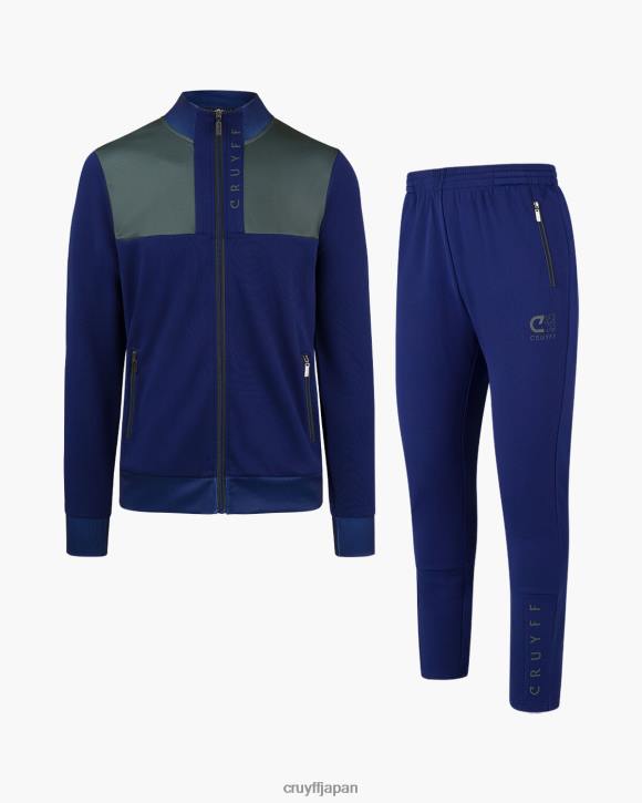 jp Cruyff 男性 クレイトンスーツ 海軍 JL48922 スーツ