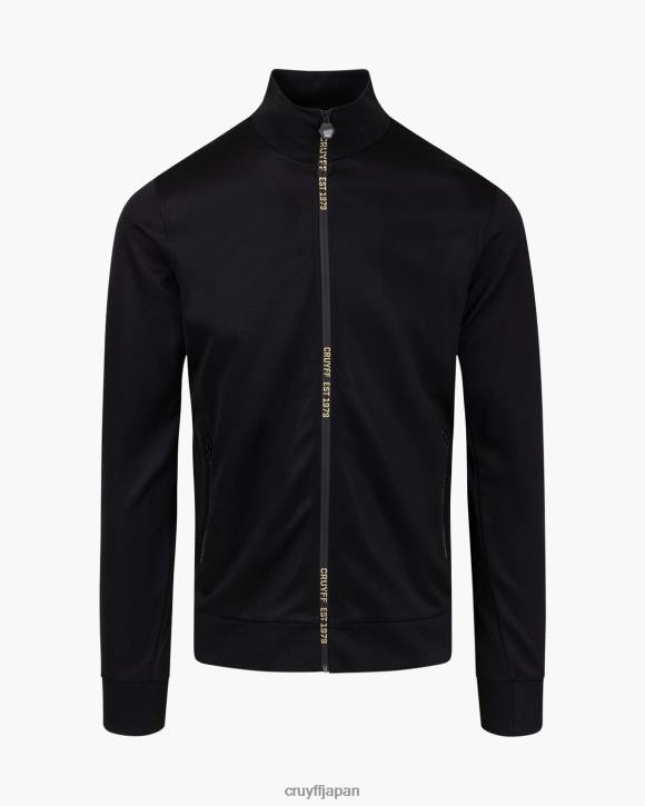 jp Cruyff 男性 エンツォ トラックトップ 黒 JL48928 ジャケット