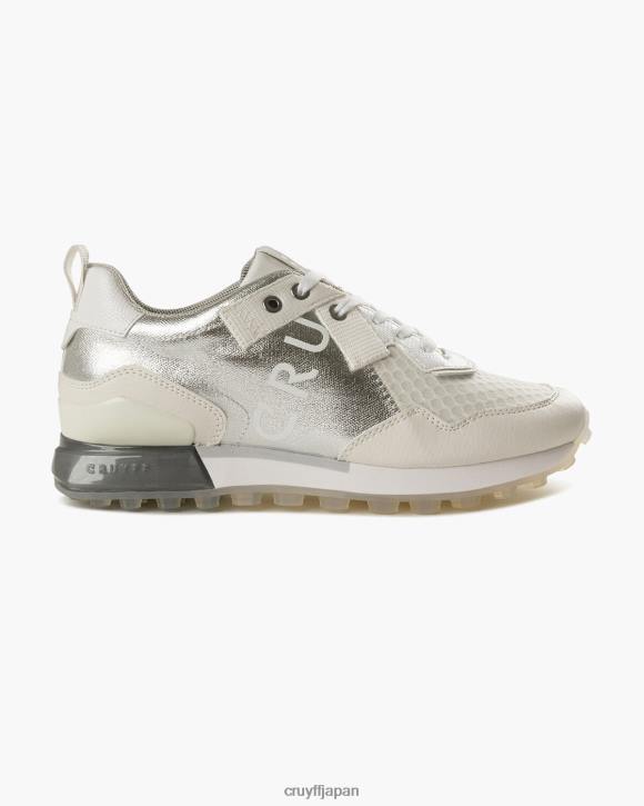 jp Cruyff 女性 スペルビア ホワイト/シルバー JL48981 スニーカー