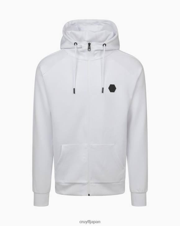 jp Cruyff 男性 アクセル スキューバ ZT フード 白 JL48109 パーカー