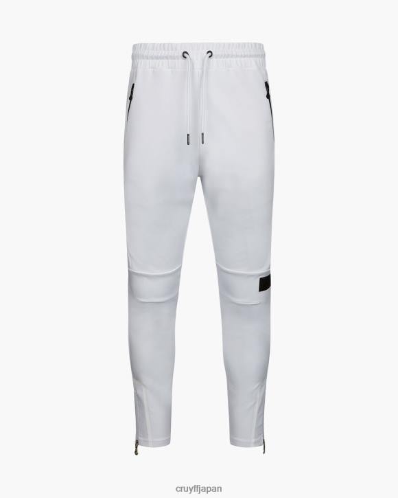 jp Cruyff 男性 lusso スキューバ パンツ - 95% ポリエステル/5% エラスタン 白 JL48792 パンツ