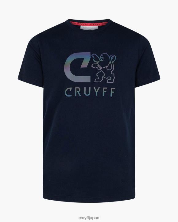 jp Cruyff ジュニア C-ライオンTシャツ 海軍 JL481127 Tシャツ