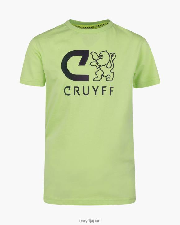jp Cruyff ジュニア C-ライオンTシャツ ライム JL481128 Tシャツ