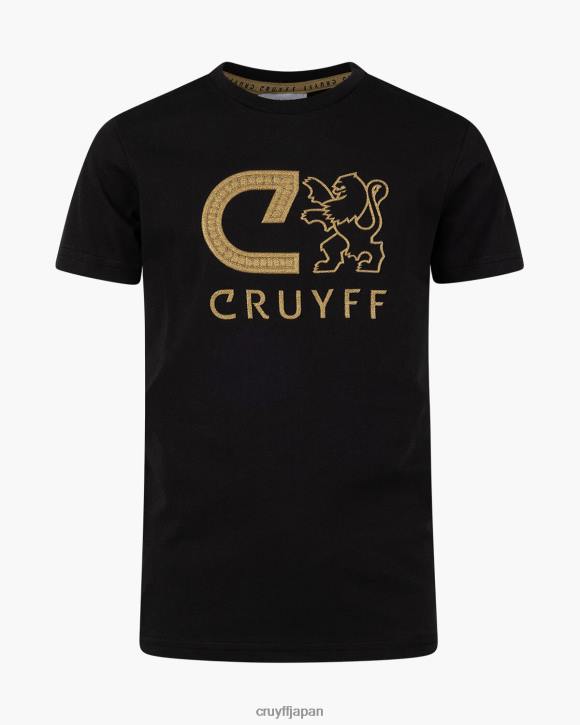 jp Cruyff ジュニア 大胆なTシャツ 黒 JL481130 Tシャツ